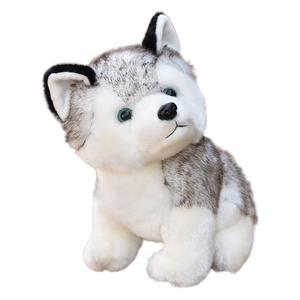 Cute Fluffy Husky Pillow Plush (Size 20CM-30CM)