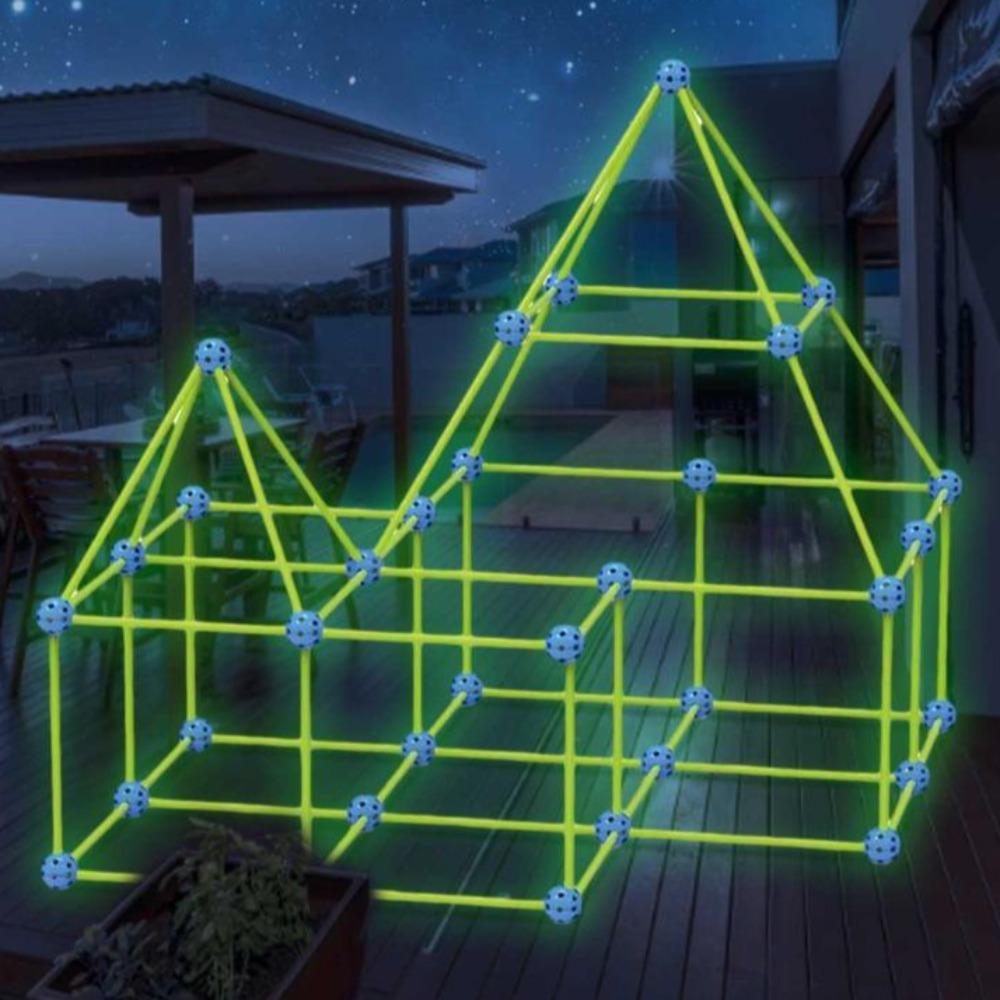 DIY Starry Sky Blanket Fort Tent Glow In The Dark (10 Styles) Children's Construction Set