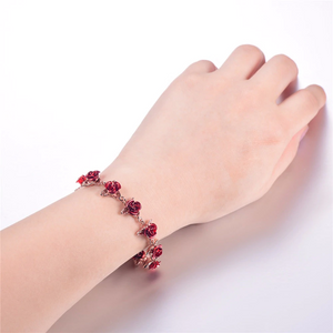 Red Rose Bracelet (3 Finishes)