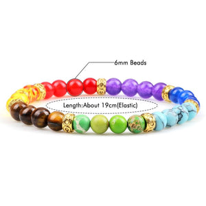 7 Chakra Buddha Balance Pendant Reiki Healing Beads Bracelet (4 Styles)