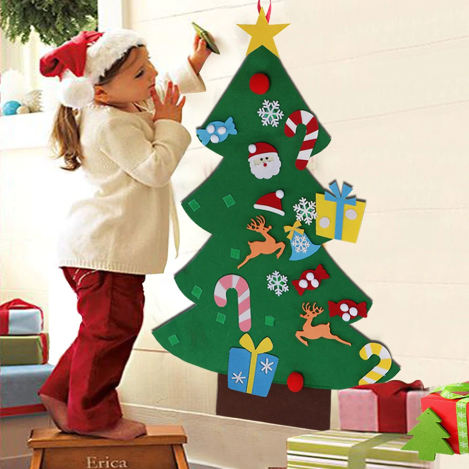 DIY 3D Felt Christmas Tree (7 Designs) Free Promotion