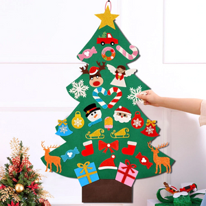 DIY 3D Felt Christmas Tree (5 Designs)