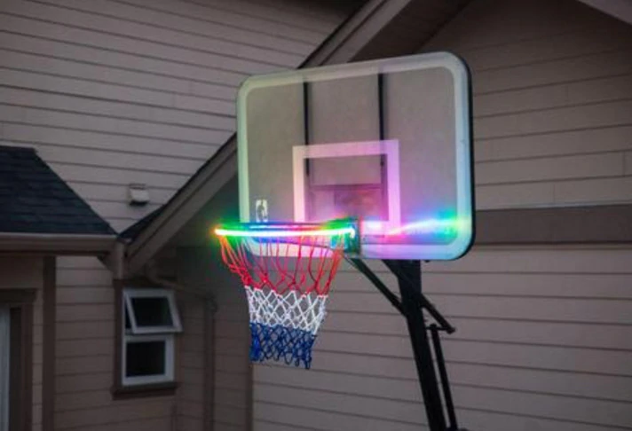Light Up Basketball Hoop LED Lights Hoop Activated