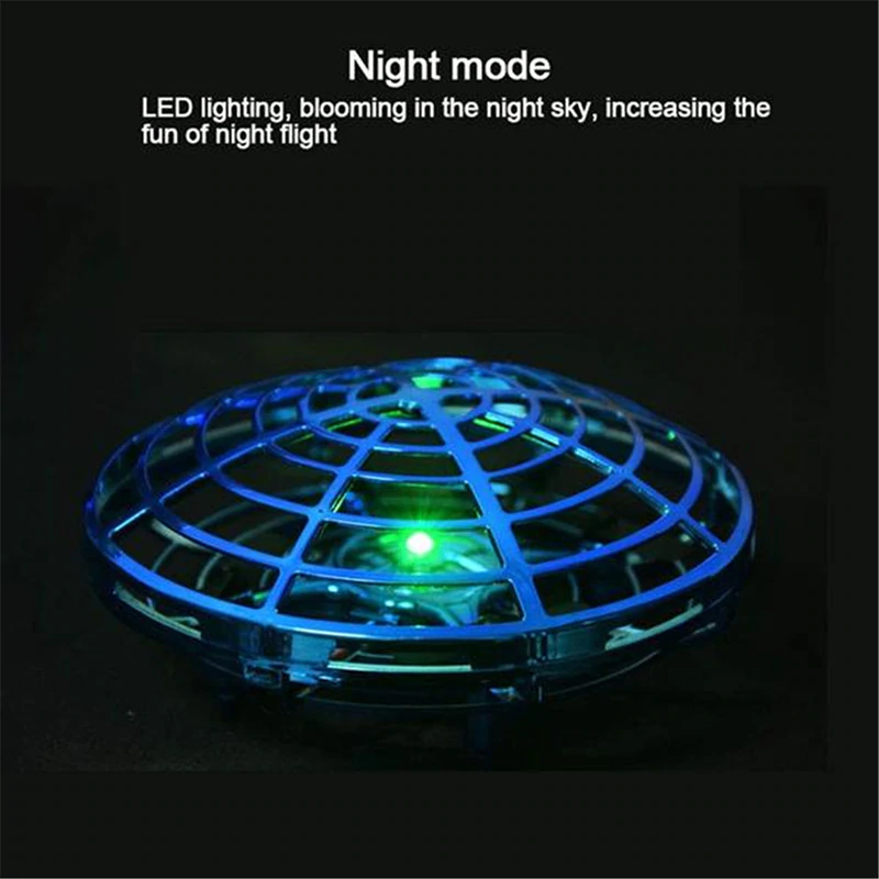 Pink Gesture Sensing Quad-copter Induction Drone UFO (3 colors)