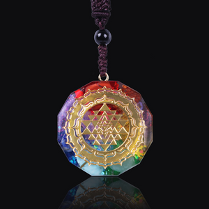 Orgonite Pendant Chakra Energy Meditation Necklace