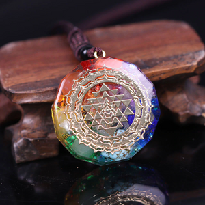 Orgonite Pendant Chakra Energy Meditation Necklace