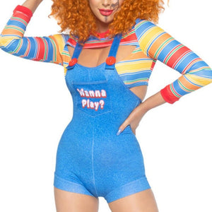 Killer Chucky Doll Suit Costume Set (2 Styles)