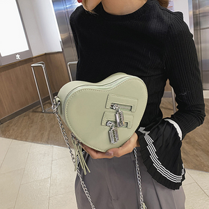Heart Blade Zipper Chain Shoulder Bags ( 5 Colors ) Best Gift Shoppers