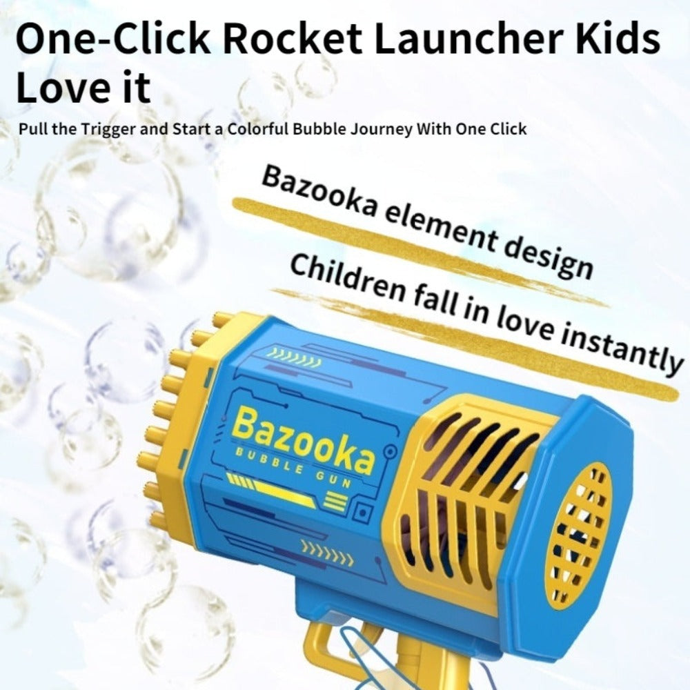 New Bubble Gun Bazooka (5 Color) 29-69 Holes Best Gift Shoppers
