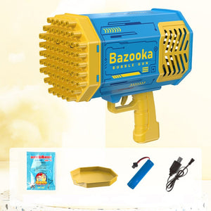 New Bubble Gun Bazooka (5 Color) 29-69 Holes Best Gift Shoppers