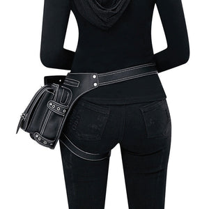 Satchel Black Belt Fanny Pack Leather Bag Best Gift Shoppers