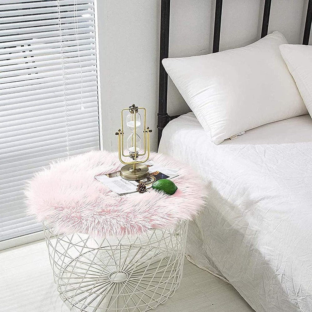 Fluffy Mat Round Plush Carpet Rug (19 Style) 40CM-180CM