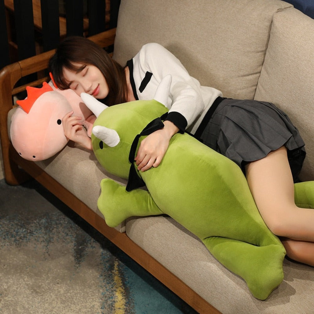 Dinosaur Weighted Pillow Plush Stuffed Animal (2 Colors) 35CM-60CM