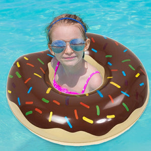 Inflatable Donut Swimming Pool Float (2 colors) Kids - Adult