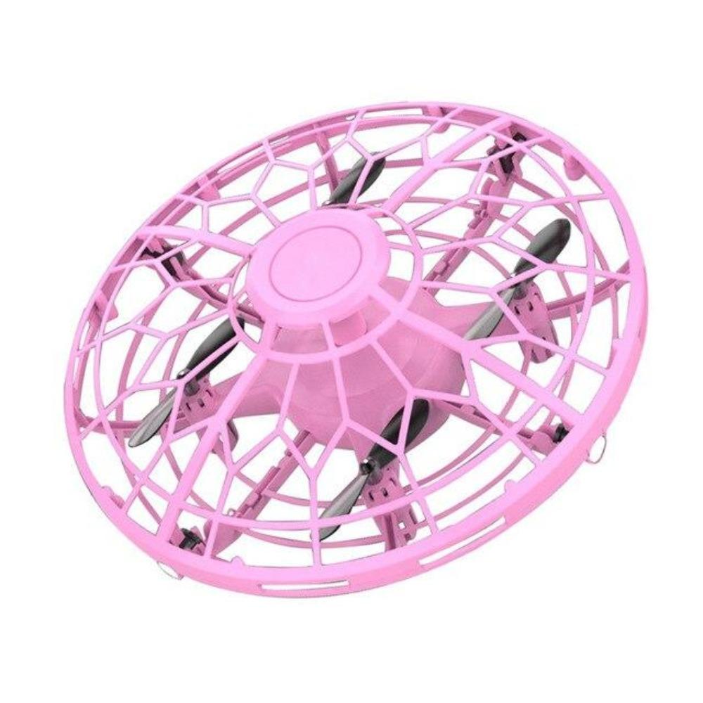 Pink Gesture Sensing Quad-copter Induction Drone UFO (3 colors)