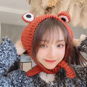 Knitted Cute Hat Frog Beanies (6 Colors) One Size Fit Most