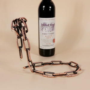Chain Hanging Wine Bottle Holder (3 Colors)