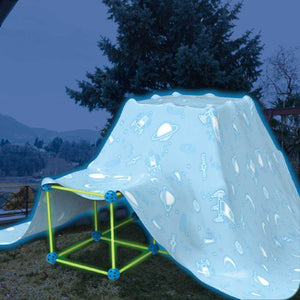 DIY Starry Sky Blanket Fort Tent Glow In The Dark (10 Styles) Children's Construction Set