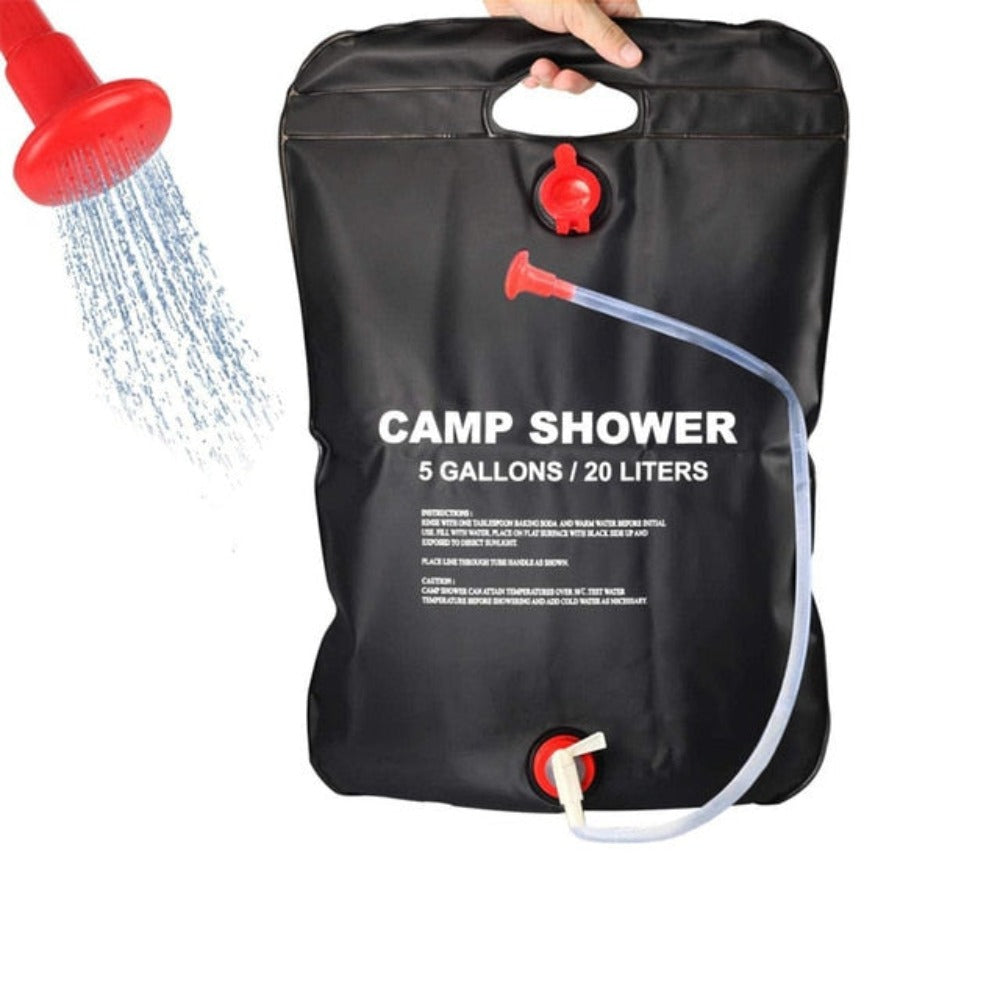 Solar Camping Shower Water Bag (6 Colors) 20L