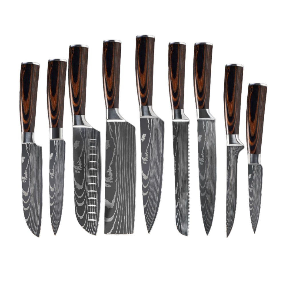 Damascus Kitchen Set Knives (29 Options)