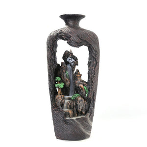 Mystic Vase Fengshui Waterfall Draft Incense Burner (2 Styles)