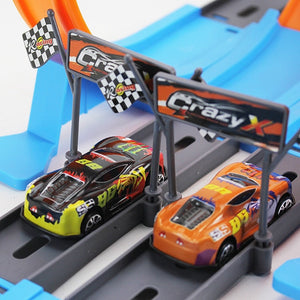 Stunt Racing Track Car Loop Set Toys (2 Colors) 18PCS-40PCS