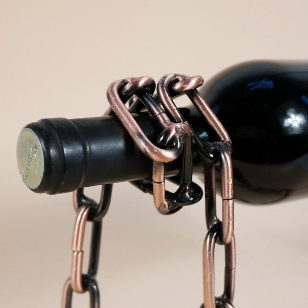 Chain Hanging Wine Bottle Holder (3 Colors)