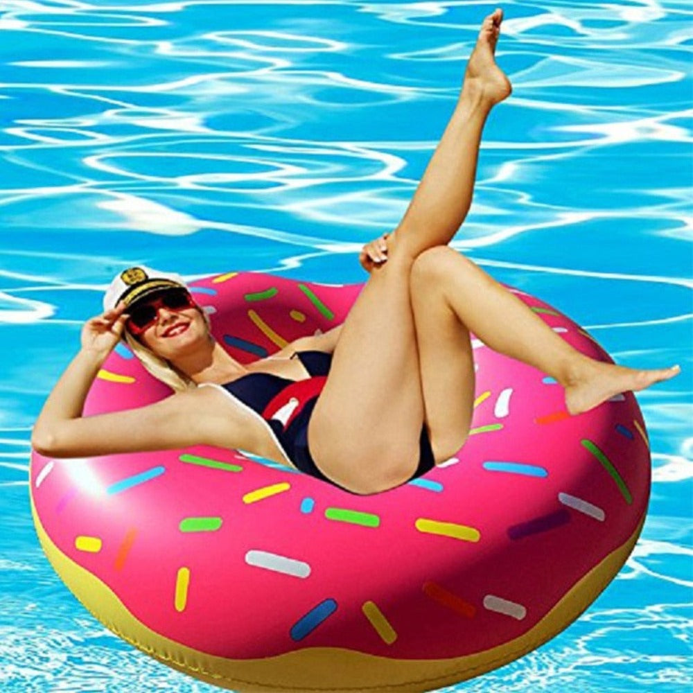 Products Inflatable Donut Swimming Pool Float (2 colors) Kids - Adult