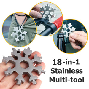 Snowflake 18 in 1 Multi Tool (4 Colors) Cyclists Dream Tool
