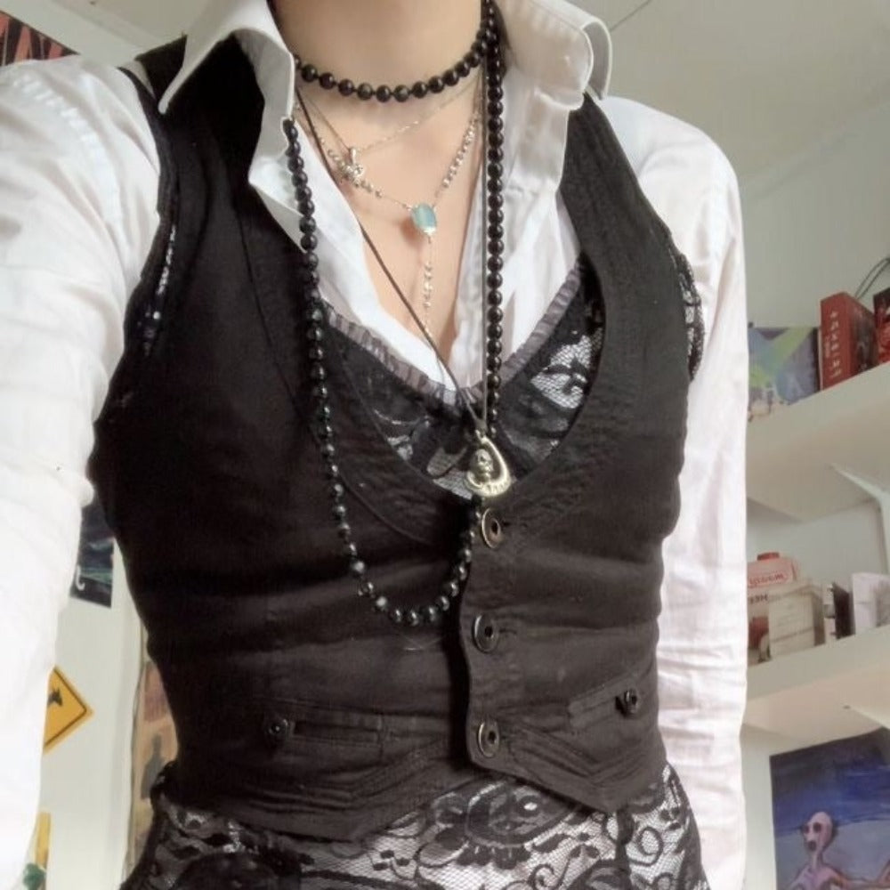 Waistcoat Racerback Vest Tuxedo Suit (8 Styles) S-2XL