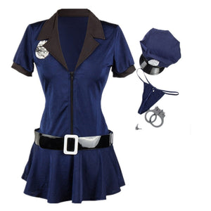 Police Sexy Cop Suit Costume Set (6 Styles) S-3XL