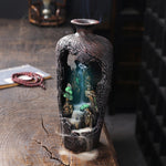 Mystic Vase Fengshui Waterfall Draft Incense Burner (2 Styles)