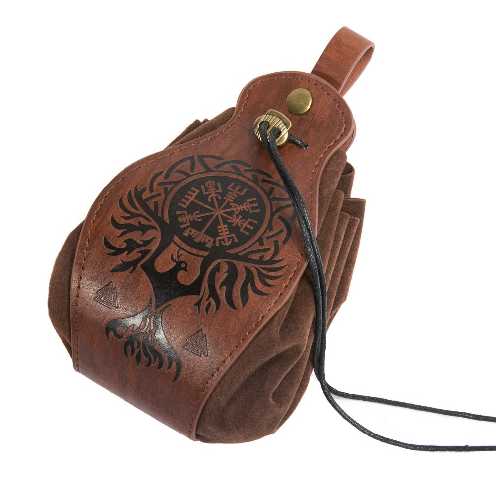 Vikings Medieval Waist Belt Pouch Bag Purse (3 Styles) 2 Options