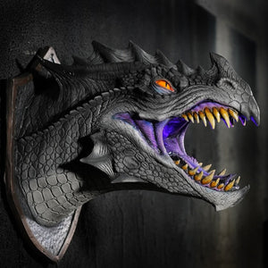 3D Dragon Head Wall Mounted Smoke Home Décor (2 Colors & Styles)