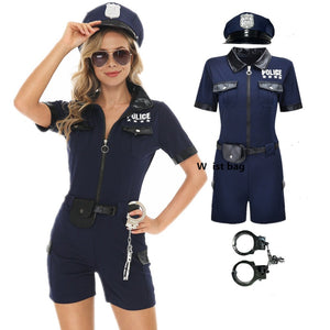 Police Sexy Cop Suit Costume Set (6 Styles) S-3XL