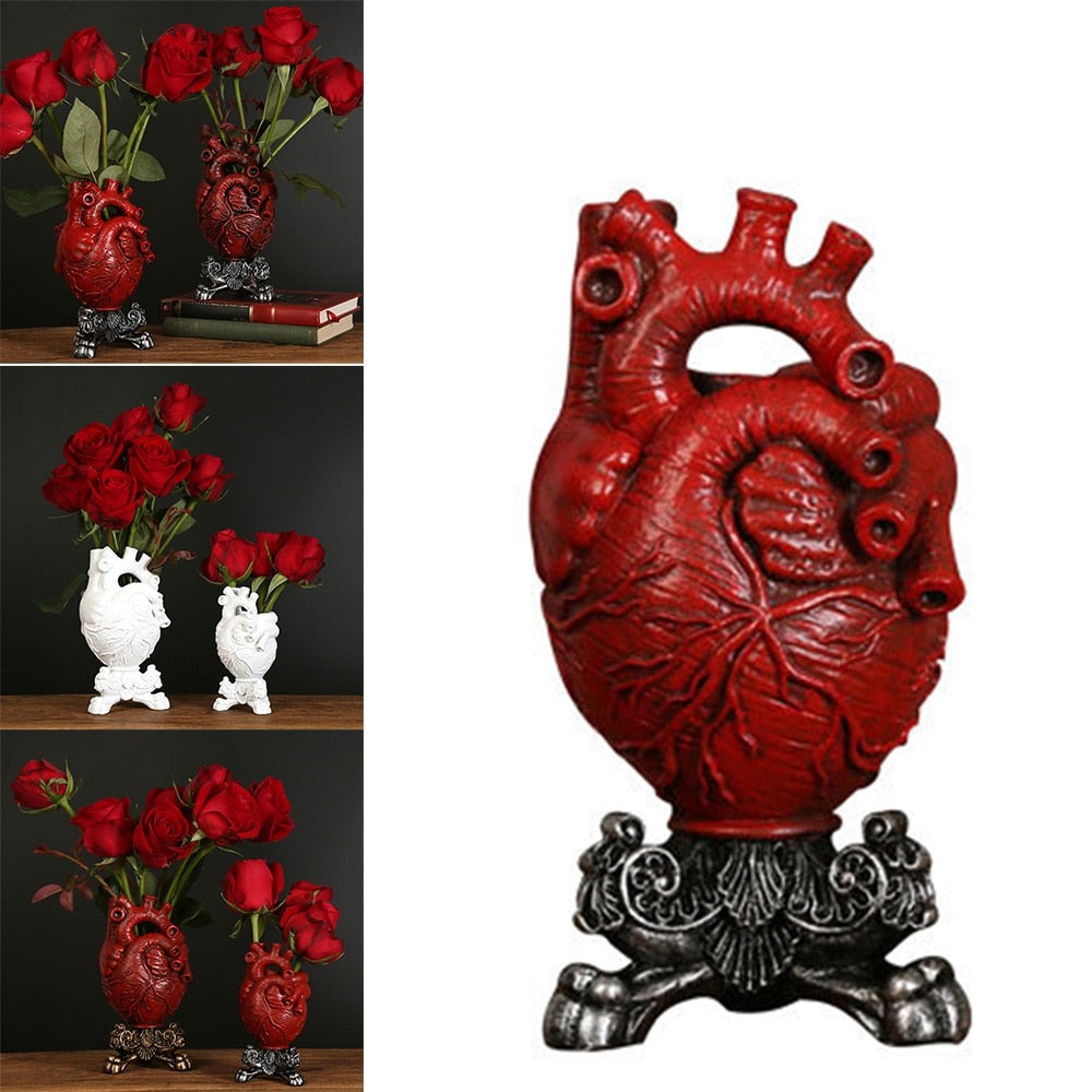 Heart Anatomy Flower Vase (2 Colors) S-Large