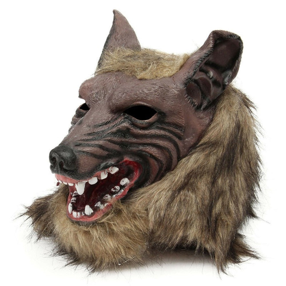 Wolf Head Hair Claw Gloves Werewolf Mask (3 Options)