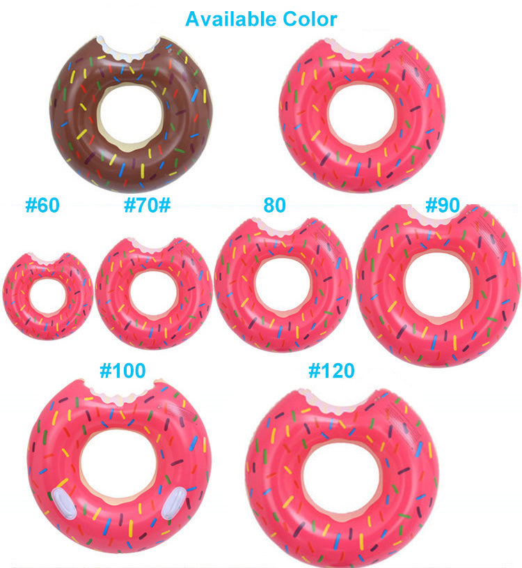 Inflatable Donut Swimming Float (2 colors) Kids - Adult