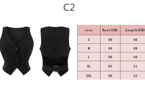 Waistcoat Racerback Vest Tuxedo Suit (8 Styles) S-2XL