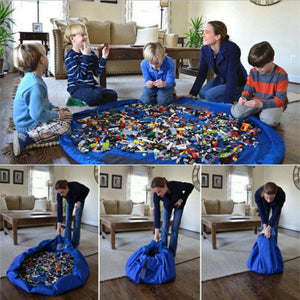 XL Giant Play Mat Storage Bag for Building Blocks Display (3 Colors)