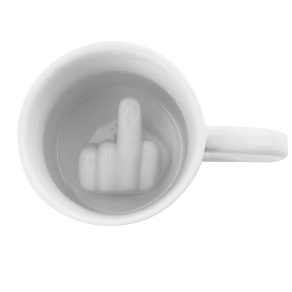 Limited Edition "Middle Finger" 3d Prank Mug