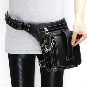 Belt Leather Leg Side Bag (14 Style)