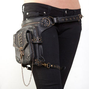 Belt Leather Leg Side Bag (14 Style)