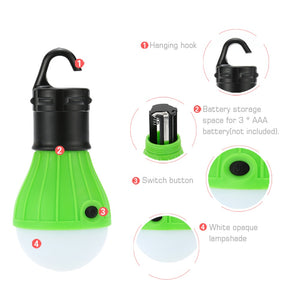 Portable Tent Emergency Light Camping Lamp (3 Colors)