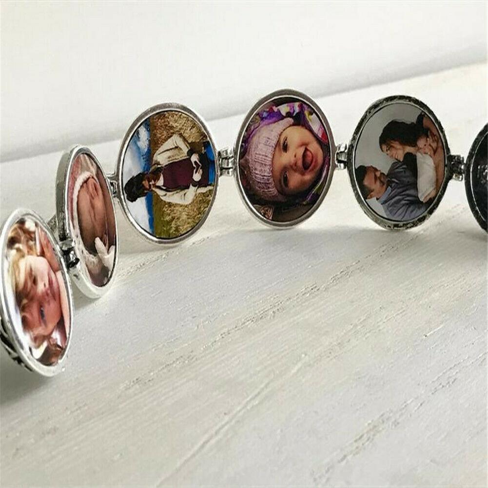 Magic Expanding 4 Photo Angel Wings Locket Necklace