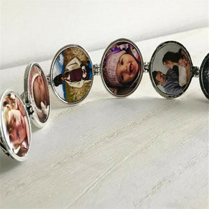 Magic Expanding 4 Photo Angel Wings Locket Necklace