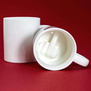 Limited Edition "Middle Finger" 3d Prank Mug