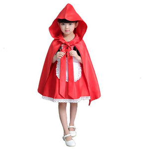 Little Red Riding Hood Costume Set for Girls (7 Sizes)