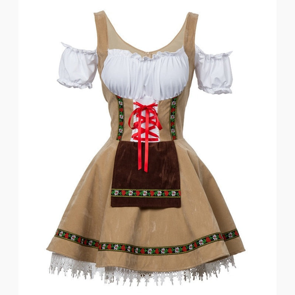 Oktoberfest Couples Suit Traditional Dress Costume (Men & Women) S-3XL