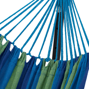 Stripe Double Stand Hammock with Bag